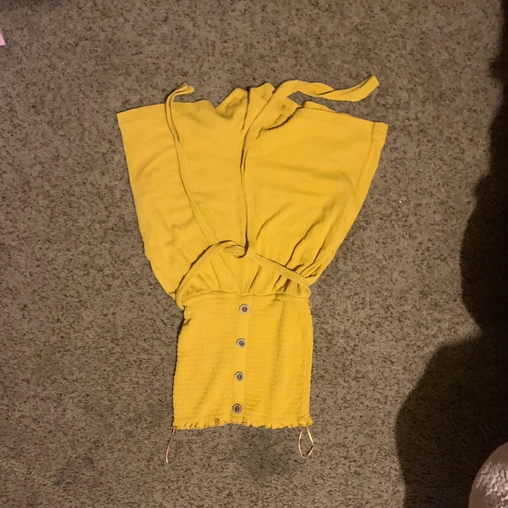 Yellow romper